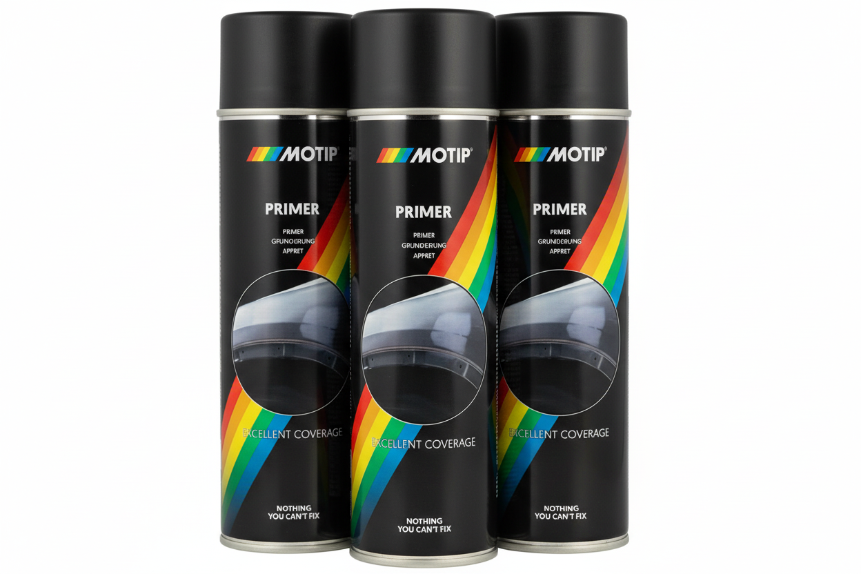 Motip M04052 Primer Spray |  Black | 1 x 500 ml