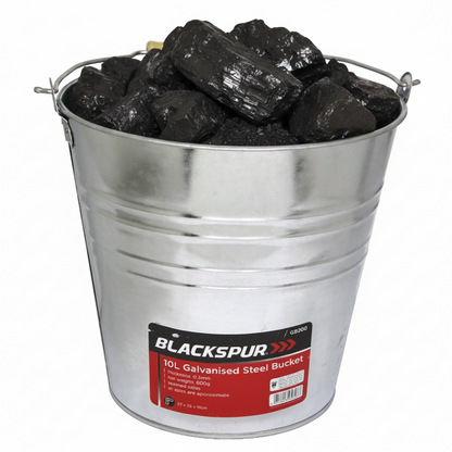 Fixtures Blackspur 10L Galvanised Steel Bucket