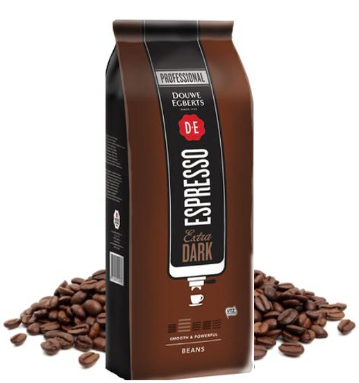 Douwe Egberts Espresso Extra Dark Roast 1kg Beans