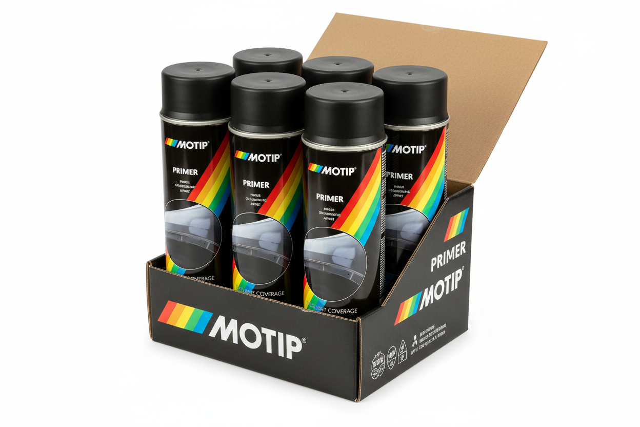 Motip M04052 Primer Spray |  Black | 1 x 500 ml