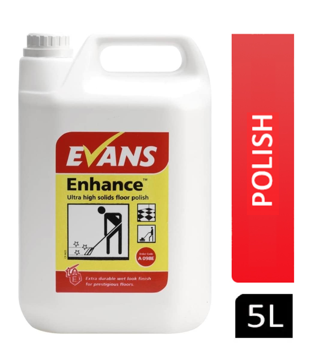 Evans Vanodine Enhance Ultra High Solids Floor Polish 5 Litre