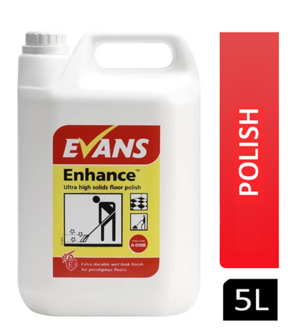 Evans Vanodine Enhance Ultra High Solids Floor Polish 5 Litre