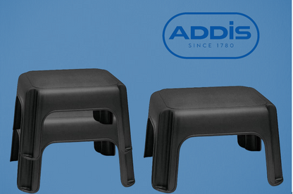 Addis Step Stool 25cm High Black