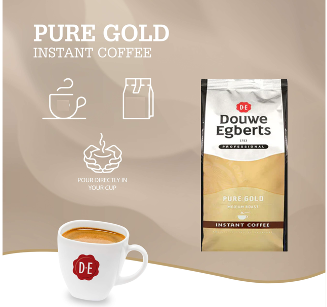 Douwe Egberts Pure Gold Coffee 300g | Refill or Suitable for Vending