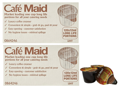 Cafe Maid Luxury Coffee Creamer Pots 12ml (Pack of 120) A02082