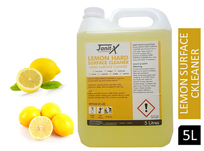 Janit-X Professional Hard Surface Lemon All Purpose Cleaner 5L Concentrate