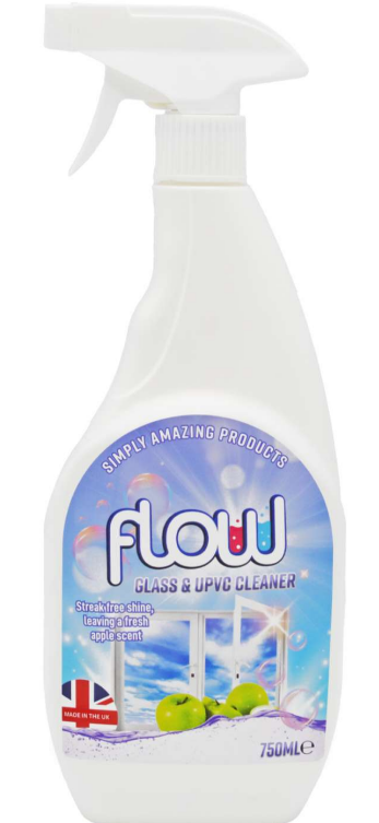 Flow Glass & UPVC Cleaner Spray | 750ml Trigger Spray