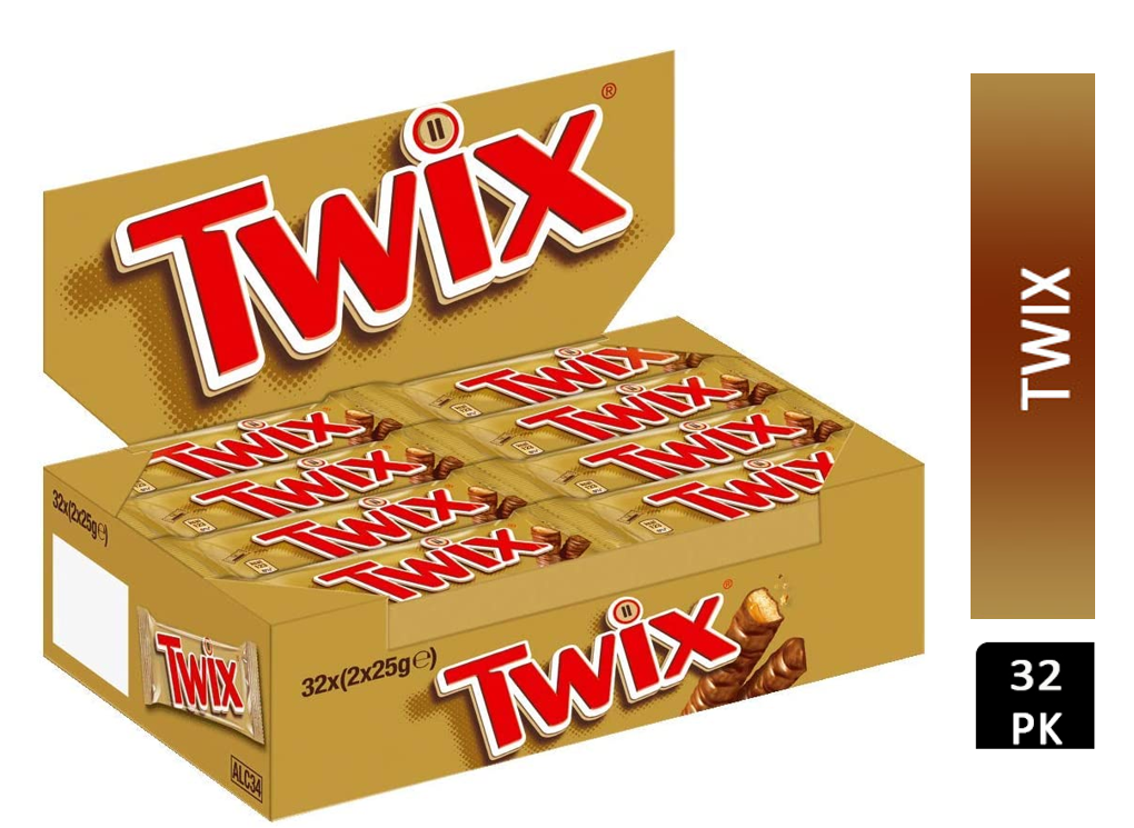 Twix Twin Biscuit Fingers (32 Packs)