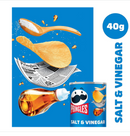 Pringles Salt & Vinegar Crisps 40g x 12 per case