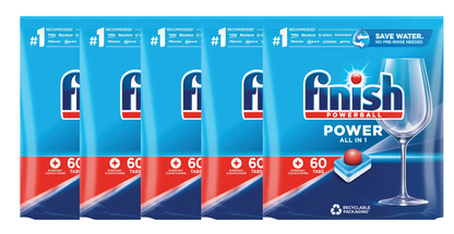 Finish Dishwasher Tablets Original All in 1 Max 60 Tabs 3206592/SINGLE