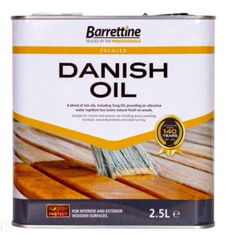 Barretine Danish Oil Interior & Exterior Use 2.5 Litre