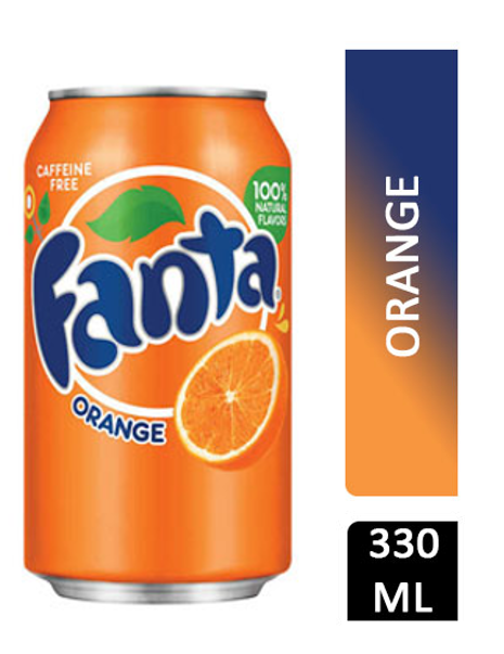 Fanta Orange Soft Drink 330ml Can (Pack of 24)