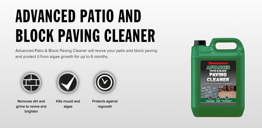 Thompson's Advanced Patio & Block - Paving Cleaner - 5L