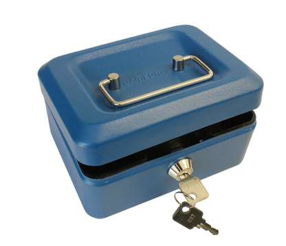 Cathedral Cash Box 6 Inch Blue CBBL6