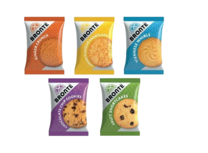 Bronte Traditional biscuit Mini-Packs individually wrapped 100 Packs of 2.