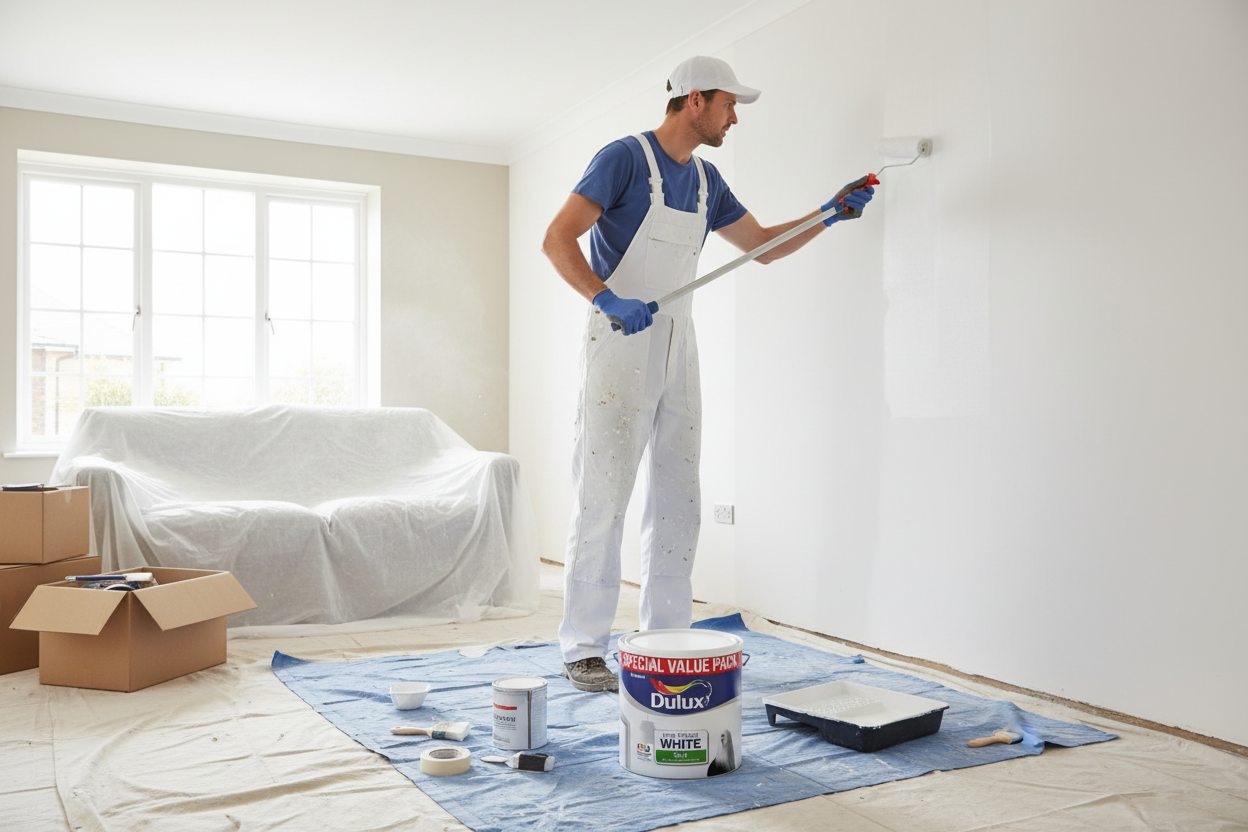 Dulux Silk Emulsion Paint 6L White | Walls & Ceilings | Wipable Finish