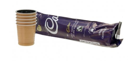 Cadbury Hot Chocolate Vending In Cup (25 Cups)