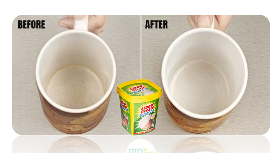 Elbow Grease Cup Cleaner Granules | Easy Tea & Coffee Stain Remover | 1 x 350g