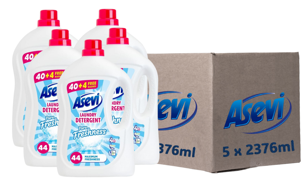 Asevi SPANISH Laundry Detergent & Cleanser 2376ML, 44W, PURE FRESH
