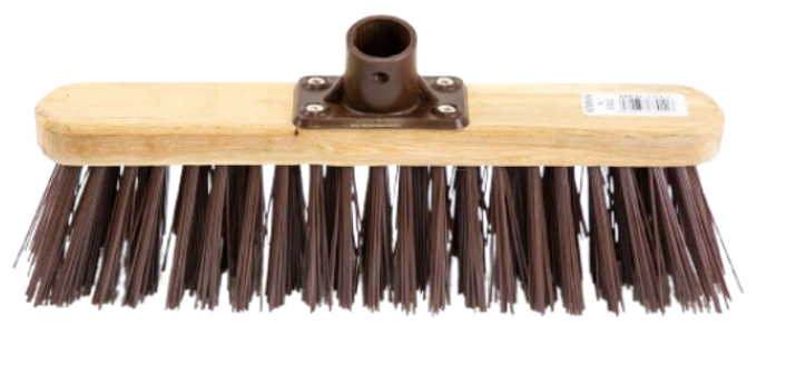 Castledale 12" Stiff Synthetic Brush Head with Plastic Socket