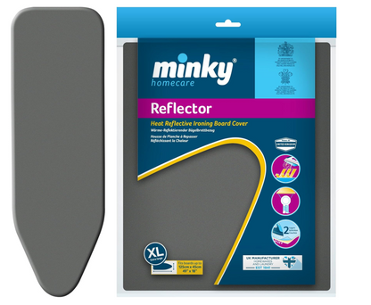 Minky Reflector Ironing Board Cover Metallised 125cm X 45cm