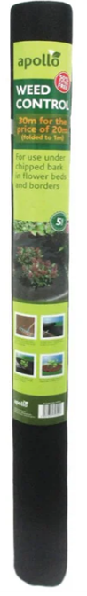 Apollo Weed Control Fabric 20m + 50% Free {30m} x 1m