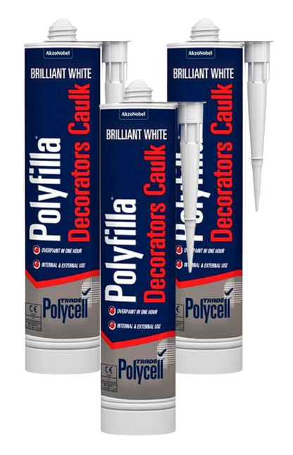 Polycell Decorators Caulk | Brilliant White | 1 x 380ml