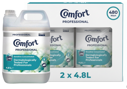 Comfort Professional Sensitive Fabric Softener Concentrated 4.8 Litre 240W