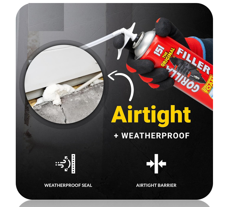 151 Gorilla Filler | 750ml Can | Expanding Foam | 1 x 750ml