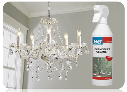 HG Chandelier Cleaner Spray | Clean without Removing Fitting | 500ml Spray