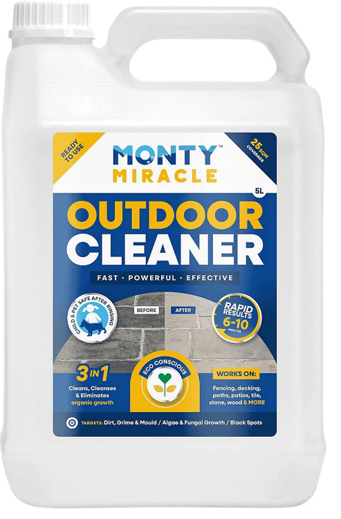 Monty Miracle Fast Patio Cleaner - 5 Litre