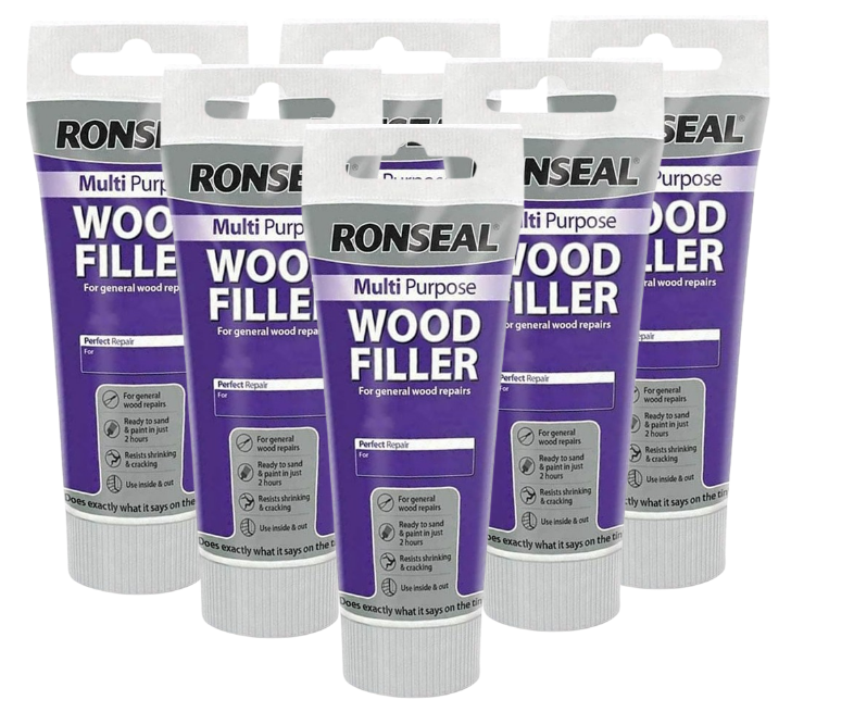 Ronseal 100G Multi-Purpose Wood Filler Tube - White