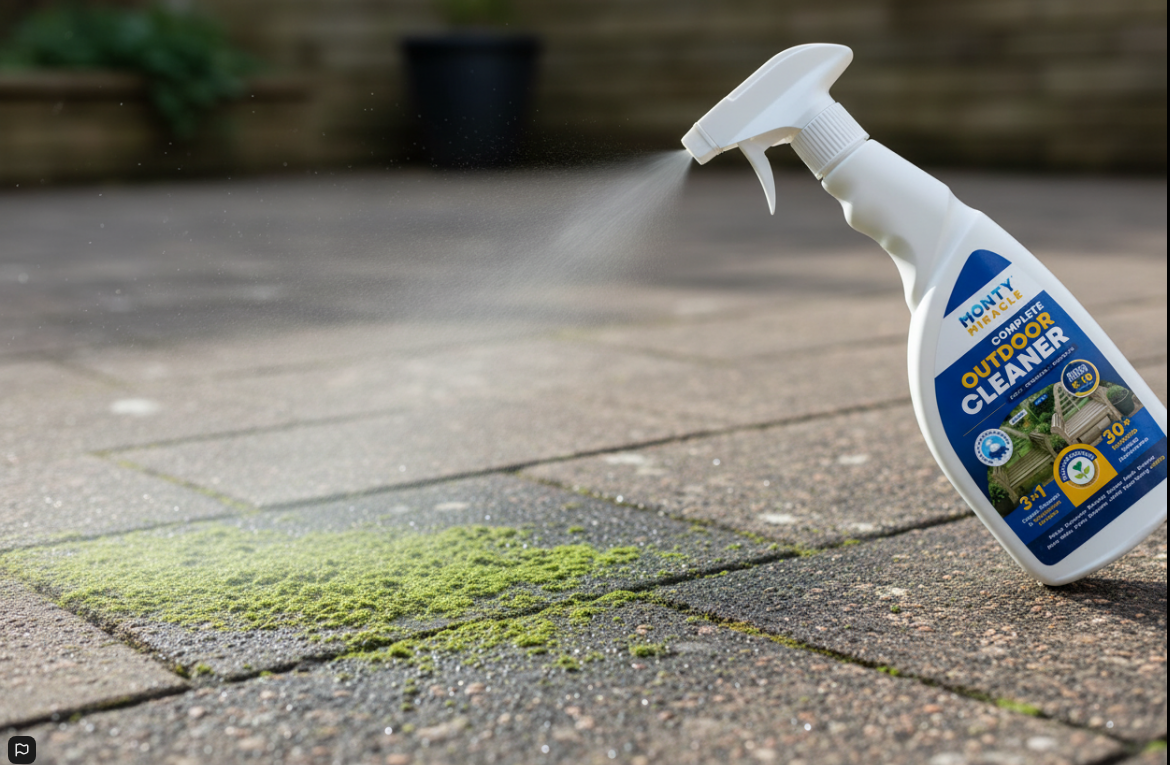 Monty Miracle Fast Patio Cleaner | 750ml Trigger Spray