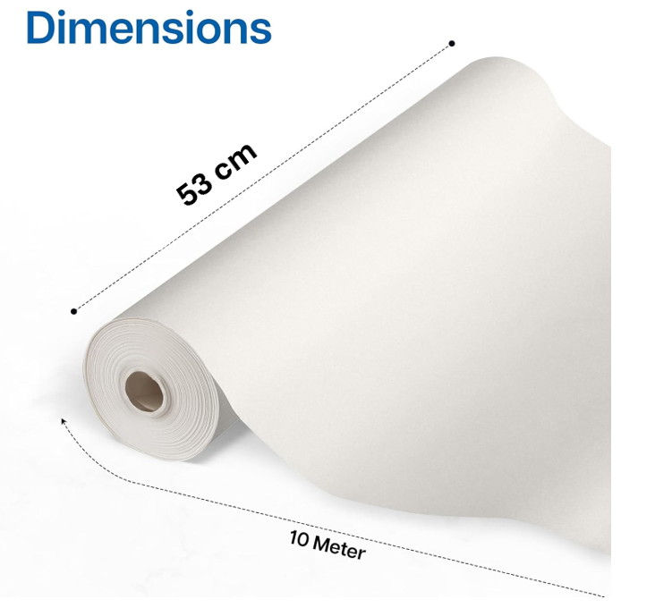 Mav Erfurt 800 Grade Lining Paper SINGLE Roll (10m x 53cm)