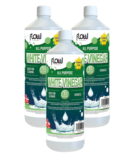 Flow Foodgrade White Vinegar Cleaner Limescale Remover Weed Killer 1 litre