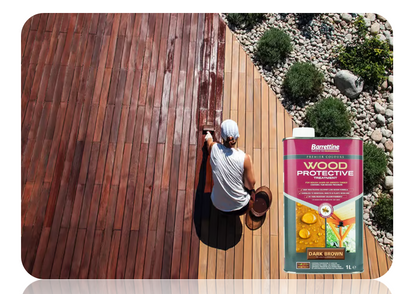 Barrettine Wood Protective Treatment 1L - Dark Brown