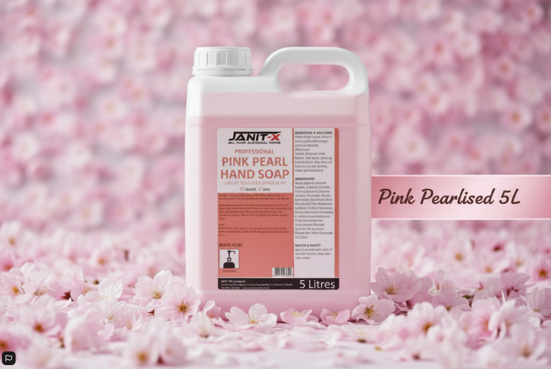 Janit-X Professional Luxury Pink Pearlised Hand Soap 5L Refill  Bottle