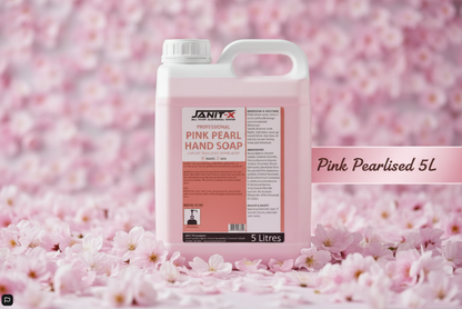 Janit-X Professional Luxury Pink Pearlised Hand Soap 5L Refill  Bottle