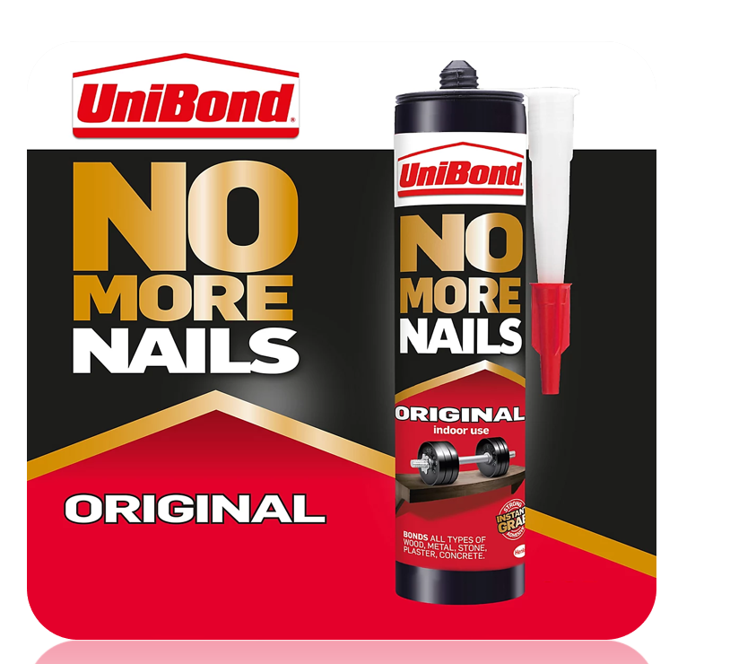 UniBond No More Nails Original White Grab adhesive Cartridge