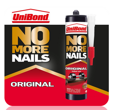 UniBond No More Nails Original White Grab adhesive Cartridge