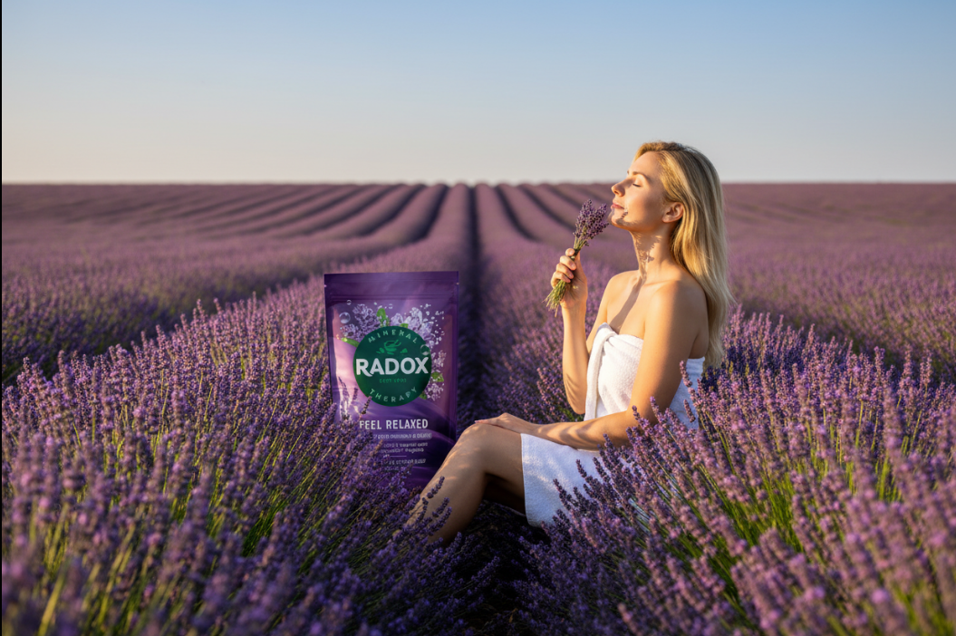 Radox Bath Crystals | Lavender Feel Relaxed | 1 x 900g Bag