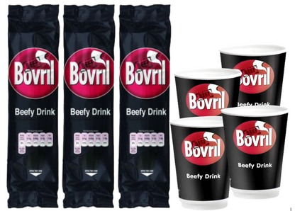 Kenco Bovril Beefy Drink 12oz On The Go | 3 x 10 Cup Sleeve | 30 Cups