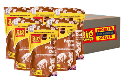 The Big Cheese Cat And Dog Pepper Dust 400g | Natural Cat and Dog Deterrent