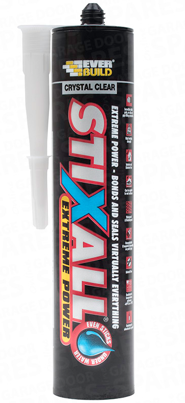 Everbuild Stixall Extreme Power Sealant And Adhesive | Waterproof | Crystal Clear | 290ml