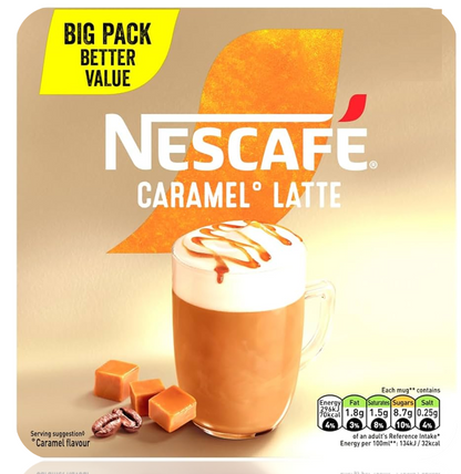 NESCAFÉ Latte Caramel Instant Gold Coffee 72 x Sachets