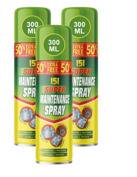 151 Super Maintenance Spray for Lubrication & Protection 300ML