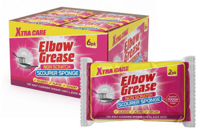 Elbow Grease  Non-Scratch Scourer Sponge | 1 x 2 Pack