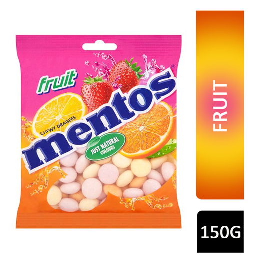 Mentos Pouch Bag Fruit 170g {5 Pack Offer}
