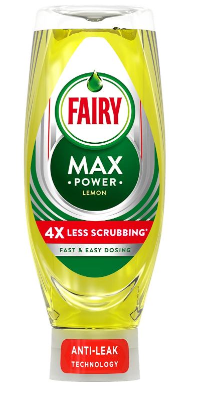 Fairy Max Power Lemon with Lift Action Washing Up Liquid 730ml