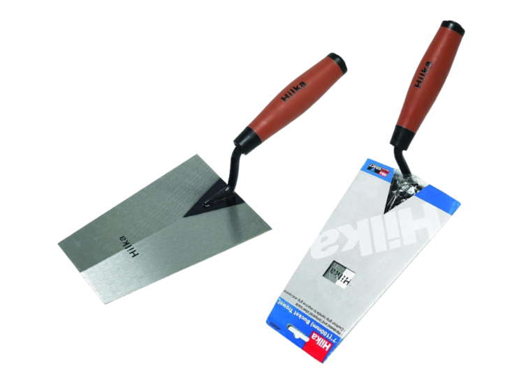 Hilka Tools 7" Bucket Soft Grip Trowel | Carbon Steel Design